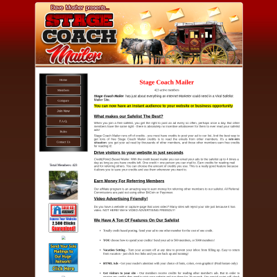 Stage Coach Mailer